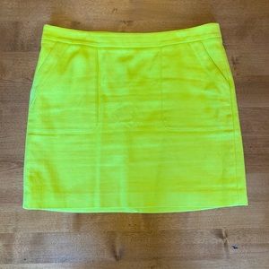 Bright Yellow LOFT skirt